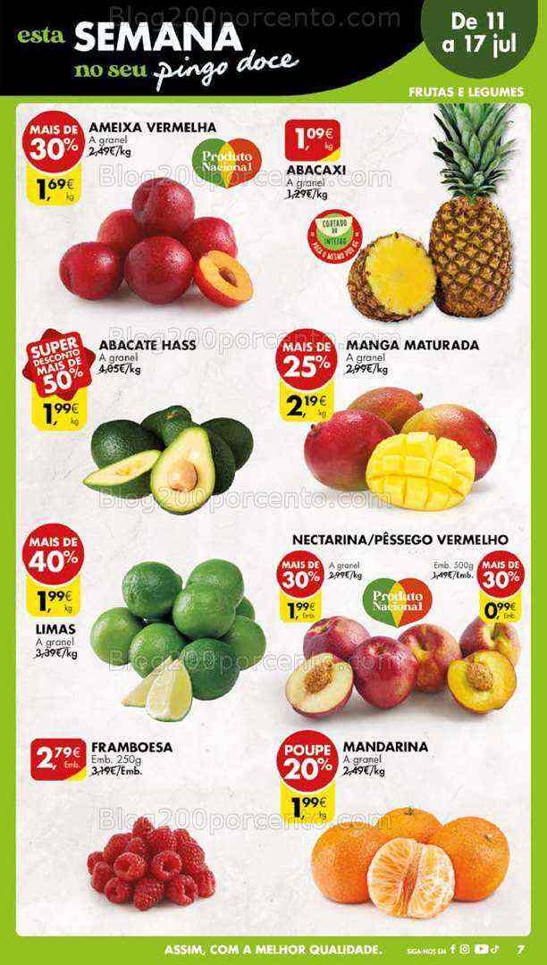 Antevisão Folheto PINGO DOCE Lojas Pequenas Promoções de 11 a 17 julho