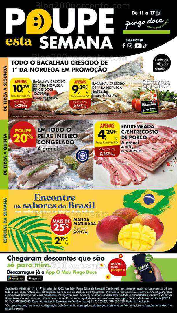 Antevisão Folheto PINGO DOCE Lojas Pequenas Promoções de 11 a 17 julho