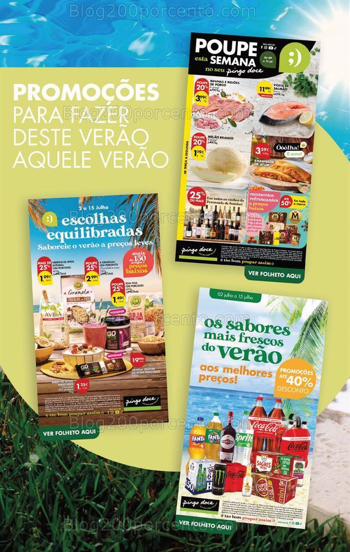 Antevisão Folheto PINGO DOCE Promoções Fim de Semana - 12 a 15 julho