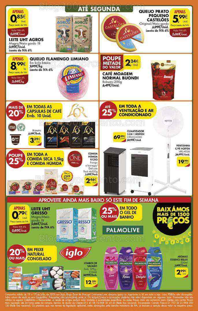 Antevisão Folheto PINGO DOCE Promoções Fim de Semana - 13 a 17 julho