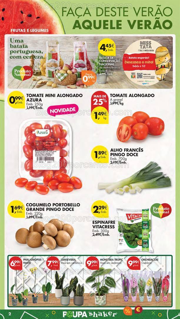 Antevisão Folheto PINGO DOCE Lojas Pequenas Promoções de 9 a 15 julho