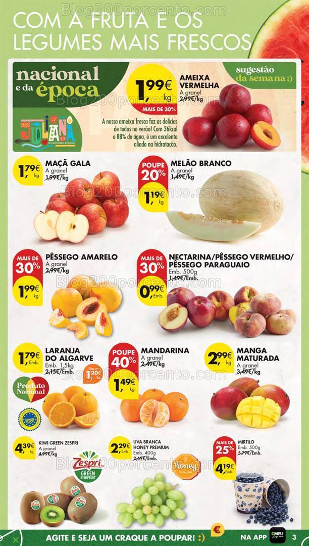 Antevisão Folheto PINGO DOCE Lojas Pequenas Promoções de 9 a 15 julho