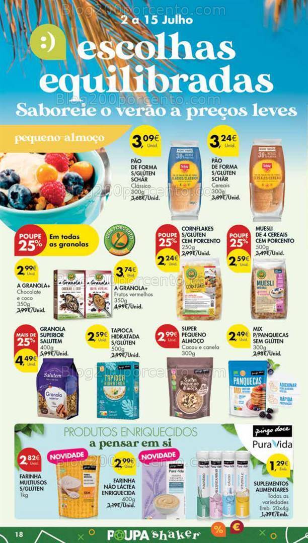 Antevisão Folheto PINGO DOCE Madeira Promoções de 9 a 15 julho