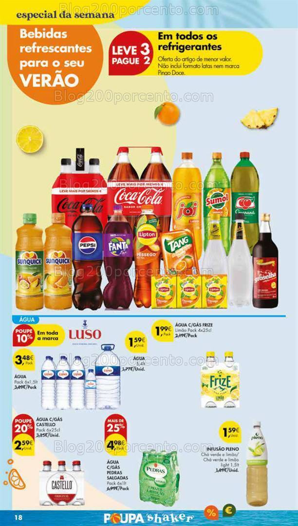 Antevisão Folheto PINGO DOCE Lojas Pequenas Promoções de 16 a 22 julho