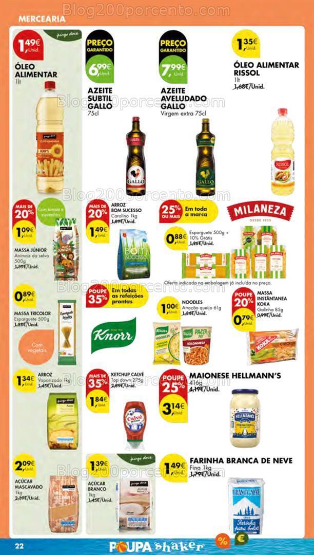 Antevisão Folheto PINGO DOCE Lojas Pequenas Promoções de 16 a 22 julho