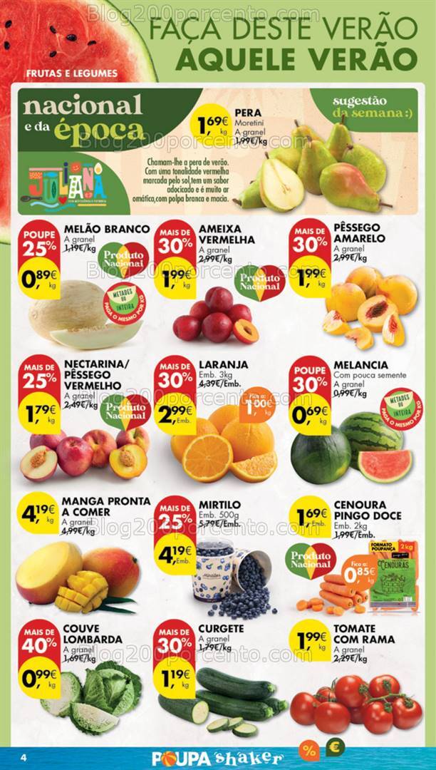 Antevisão Folheto PINGO DOCE Madeira Promoções de 23 a 29 julho