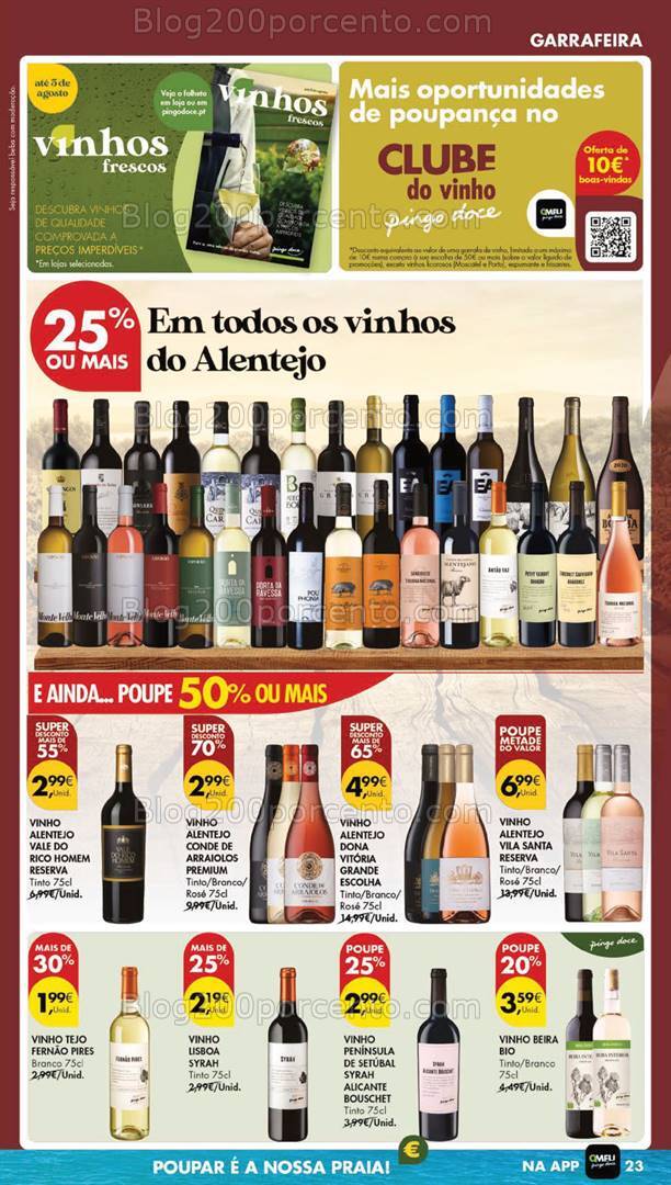 Antevisão Folheto PINGO DOCE Lojas Pequenas Promoções de 23 a 29 julho