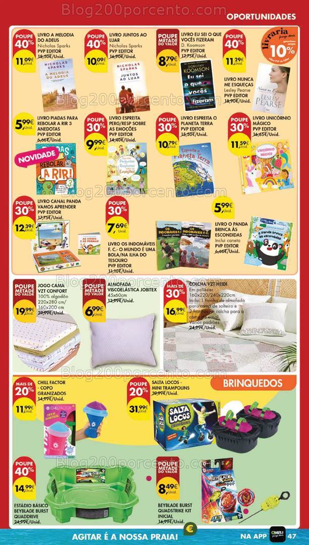 Antevisão Folheto PINGO DOCE Bazar Lojas Grandes Promoções de 23 a 29 julho