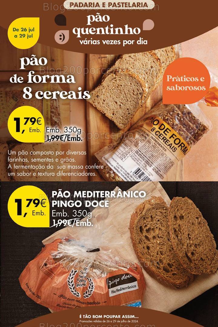 Antevisão Folheto PINGO DOCE  Promoções Fim de Semana - só 26 julho