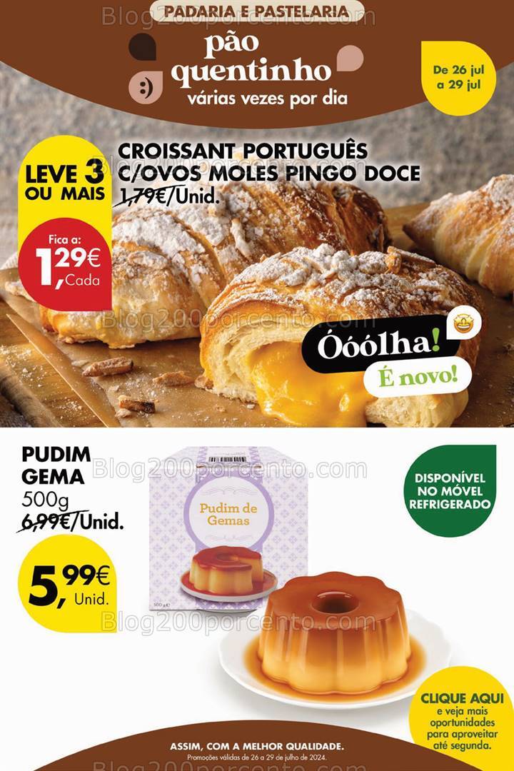 Antevisão Folheto PINGO DOCE  Promoções Fim de Semana - só 26 julho