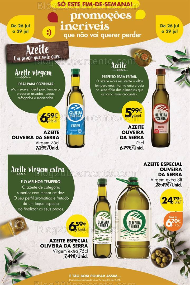 Antevisão Folheto PINGO DOCE  Promoções Fim de Semana - só 26 julho