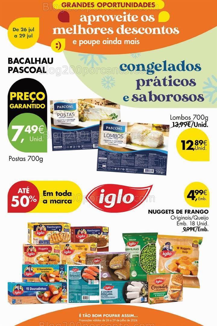 Antevisão Folheto PINGO DOCE  Promoções Fim de Semana - só 26 julho