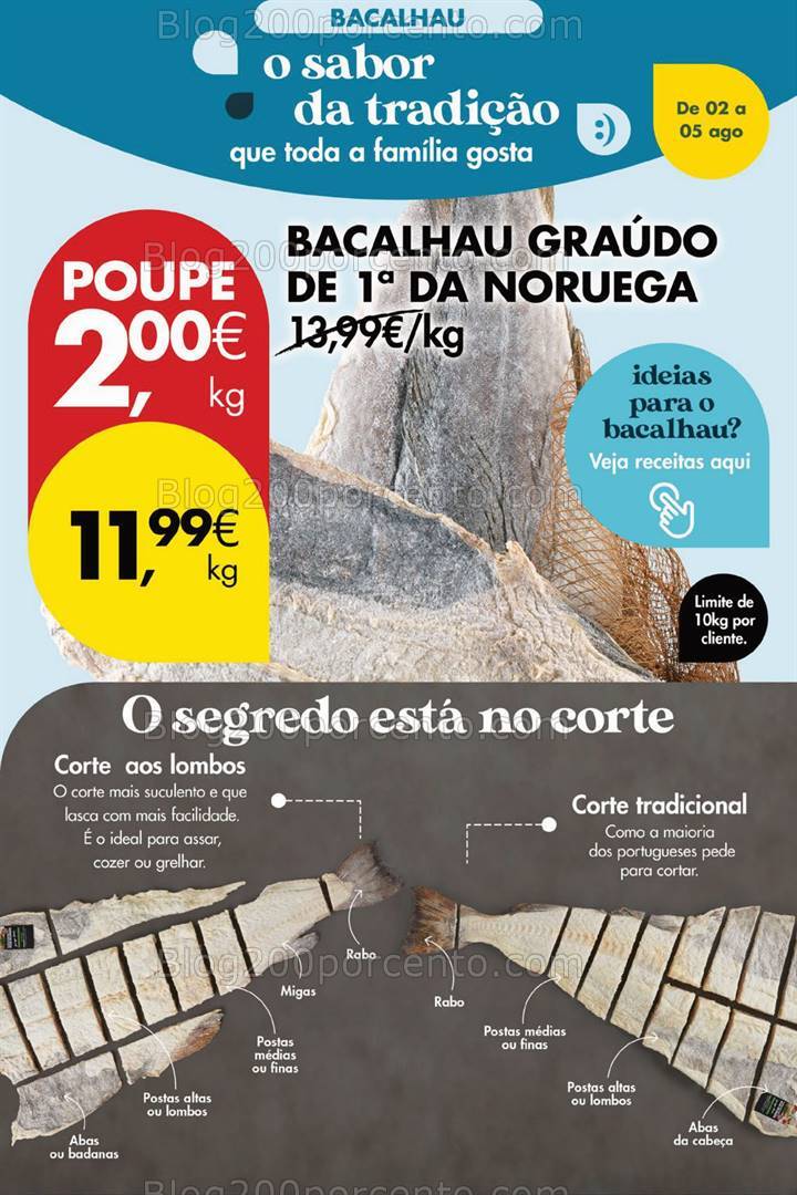 Antevisão Folheto PINGO DOCE Promoções Fim de Semana - só 3 e 4 agosto