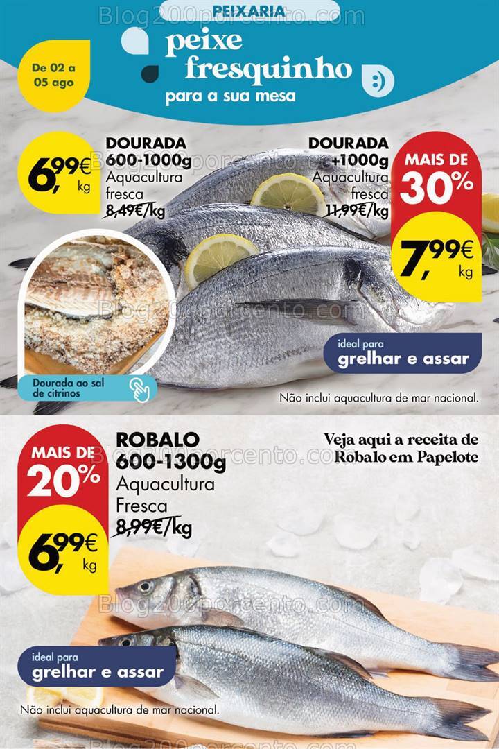 Antevisão Folheto PINGO DOCE Promoções Fim de Semana - só 3 e 4 agosto