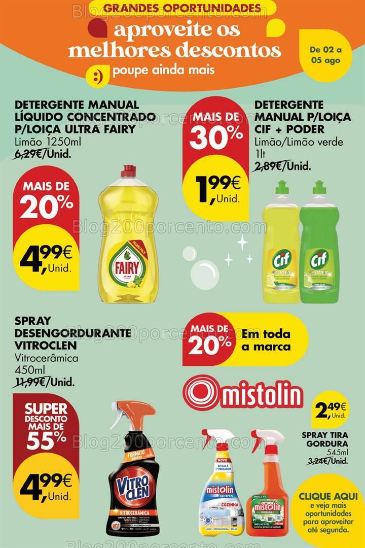 Antevisão Folheto PINGO DOCE Promoções Fim de Semana - só 3 e 4 agosto