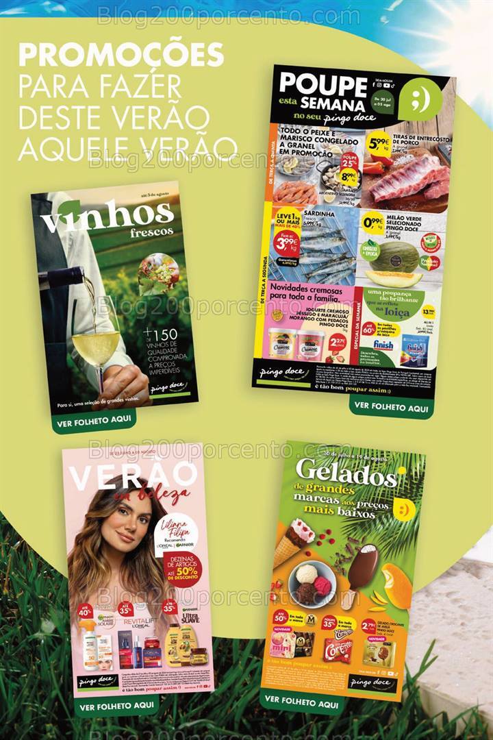 Antevisão Folheto PINGO DOCE Promoções Fim de Semana - 2 a 5 agosto