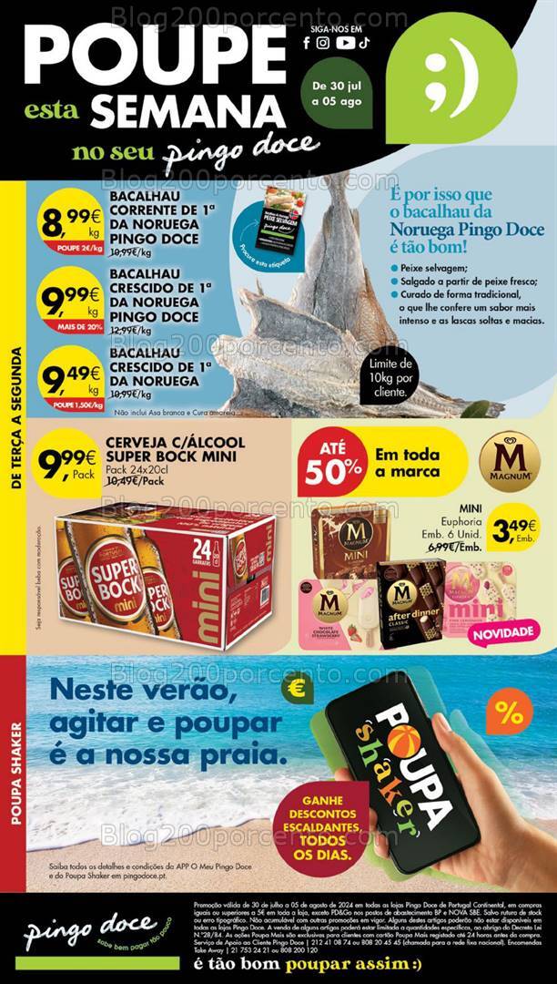 Antevisão Folheto PINGO DOCE Lojas Pequenas Promoções de 30 julho a 5 agosto
