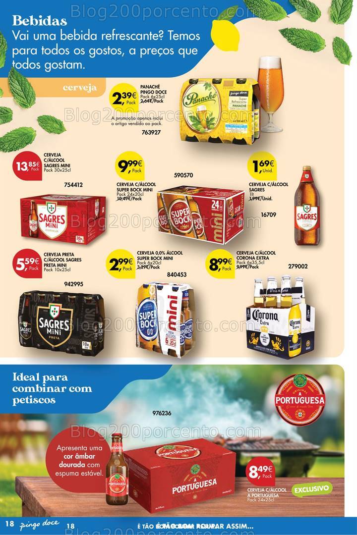 Antevisão Folheto PINGO DOCE Extra Verão Promoções de 6 a 19 agosto