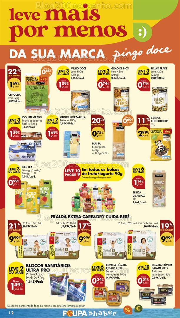 Antevisão Folheto PINGO DOCE Lojas Pequenas Promoções de 6 a 12 agosto