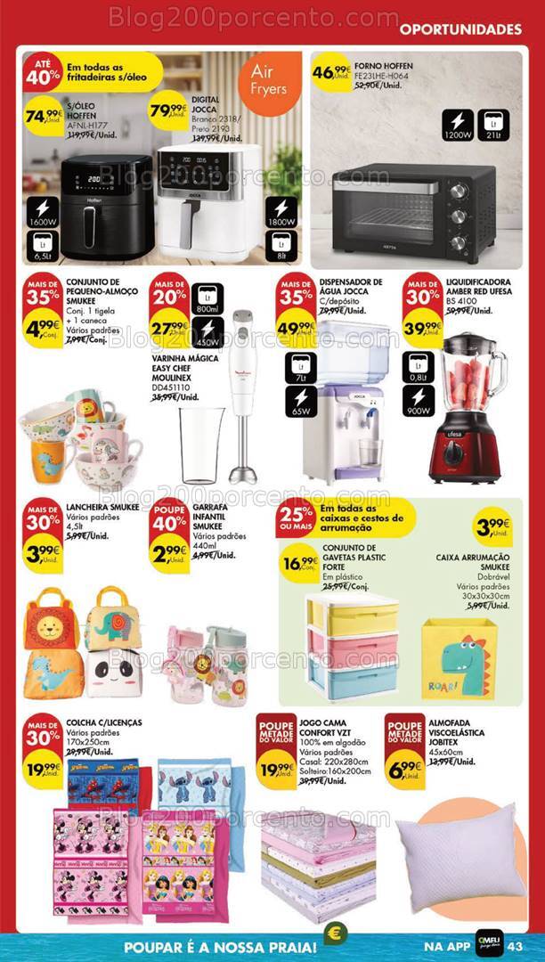 Antevisão Folheto PINGO DOCE Bazar Lojas Grandes Promoções de 6 a 12 agosto