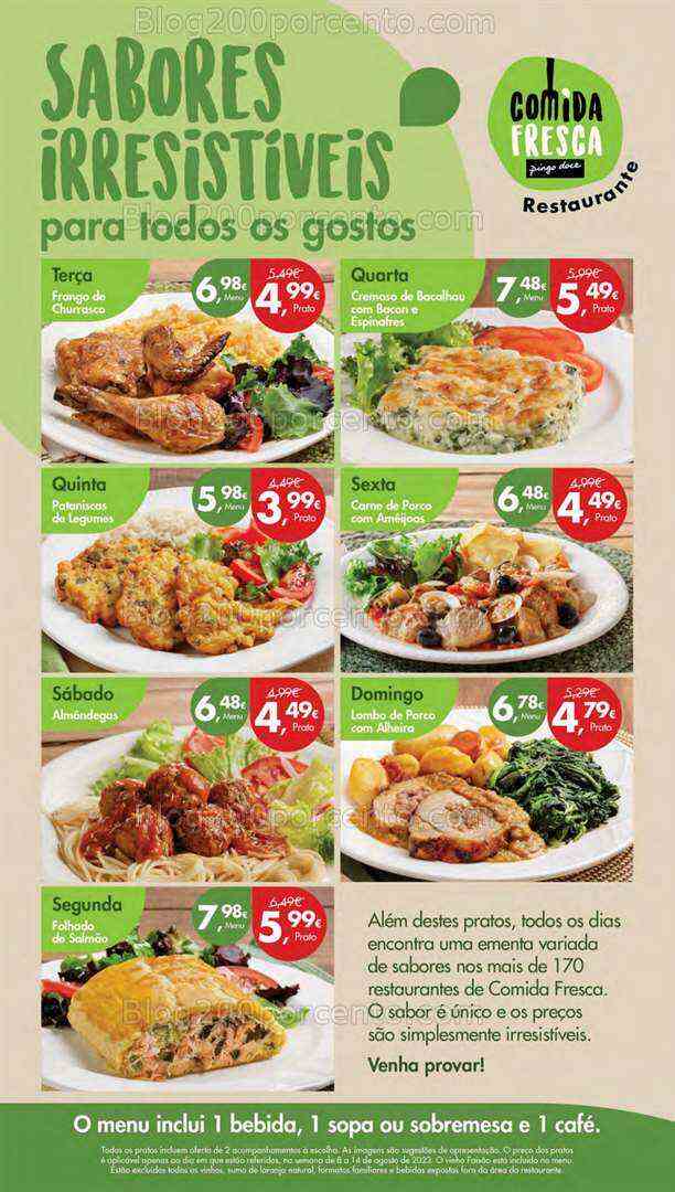 Antevisão Folheto PINGO DOCE Lojas Pequenas Promoções de 8 a 14 agosto