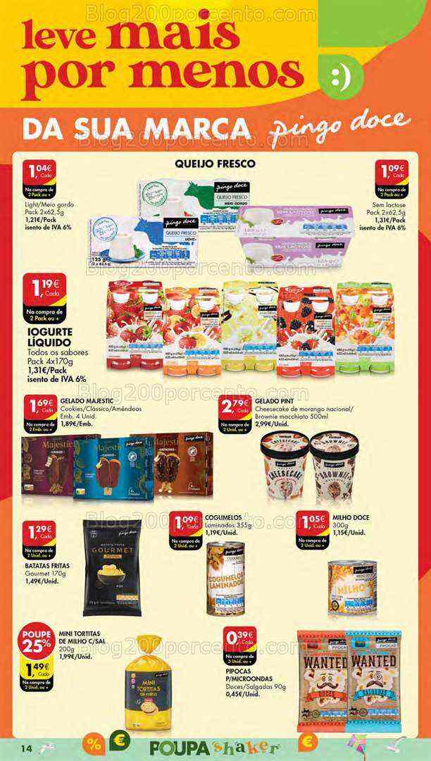 Antevisão Folheto PINGO DOCE Lojas Pequenas Promoções de 8 a 14 agosto