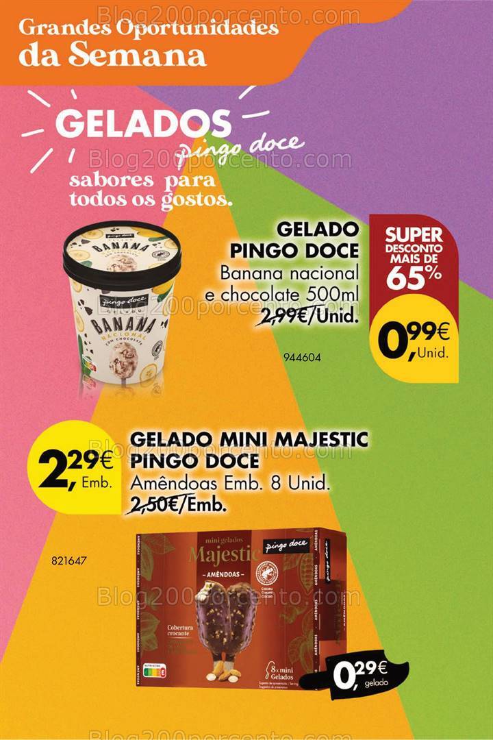 Antevisão Folheto PINGO DOCE Promoções Fim de Semana - 9 a 12 agosto