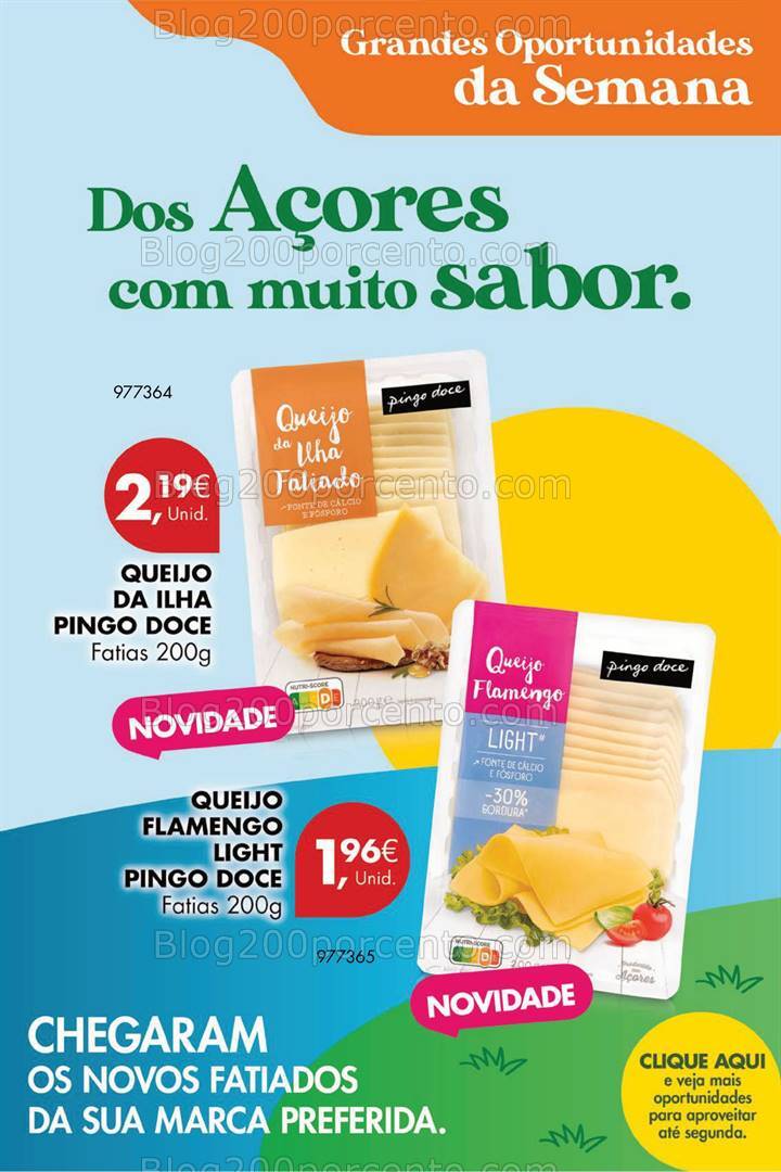 Antevisão Folheto PINGO DOCE Promoções Fim de Semana - 9 a 12 agosto