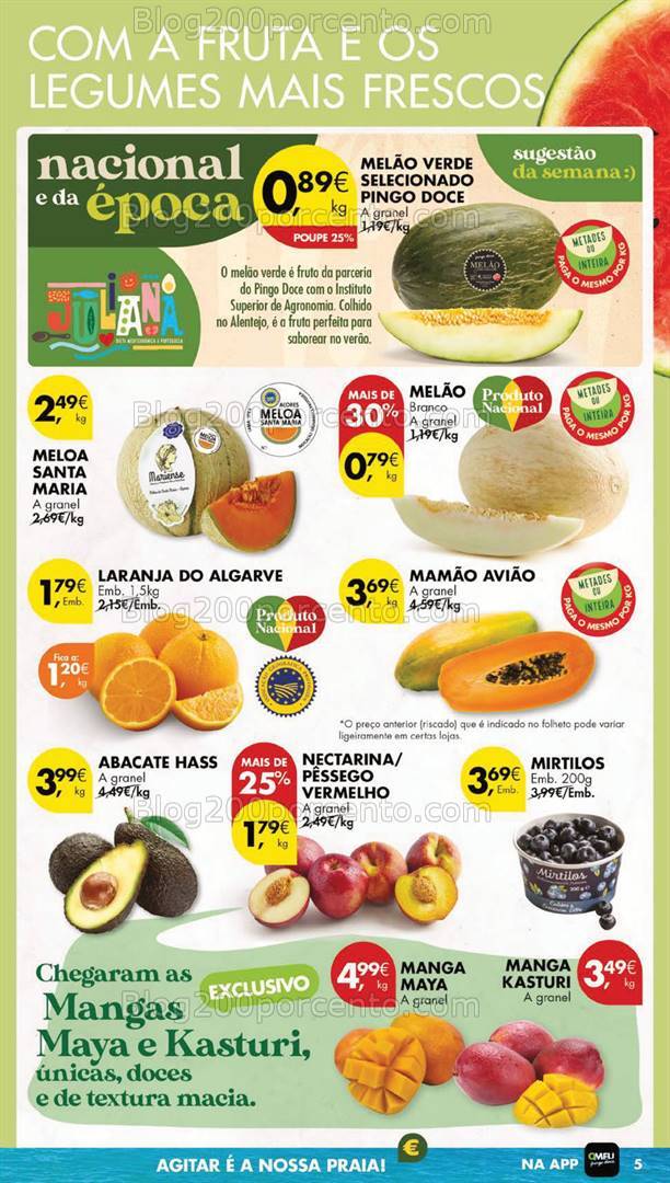 Antevisão Folheto PINGO DOCE Lojas Grandes Promoções de 13 a 19 agosto