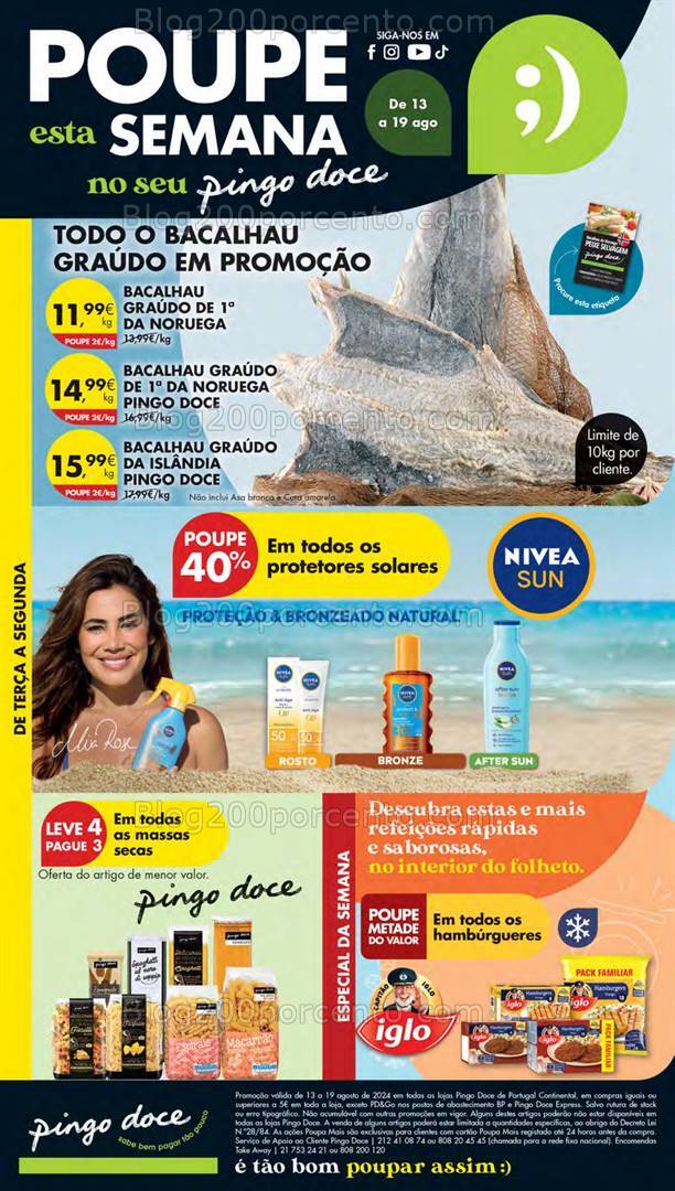 Antevisão Folheto PINGO DOCE Lojas Pequenas Promoções de 13 a 19 agosto