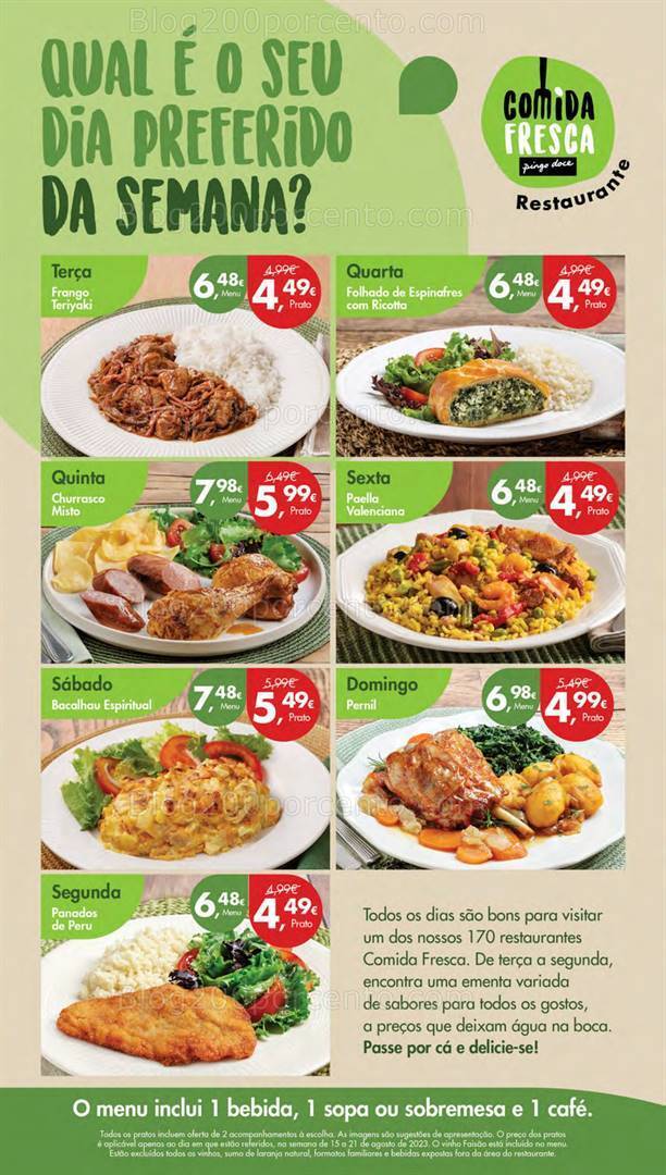 Antevisão Folheto PINGO DOCE Lojas Pequenas Promoções de 15 a 21 agosto