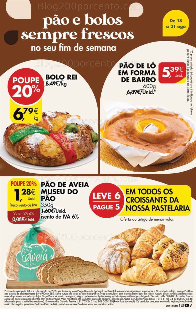 Antevisão Folheto PINGO DOCE Promoções Fim de Semana - 18 a 21 agosto