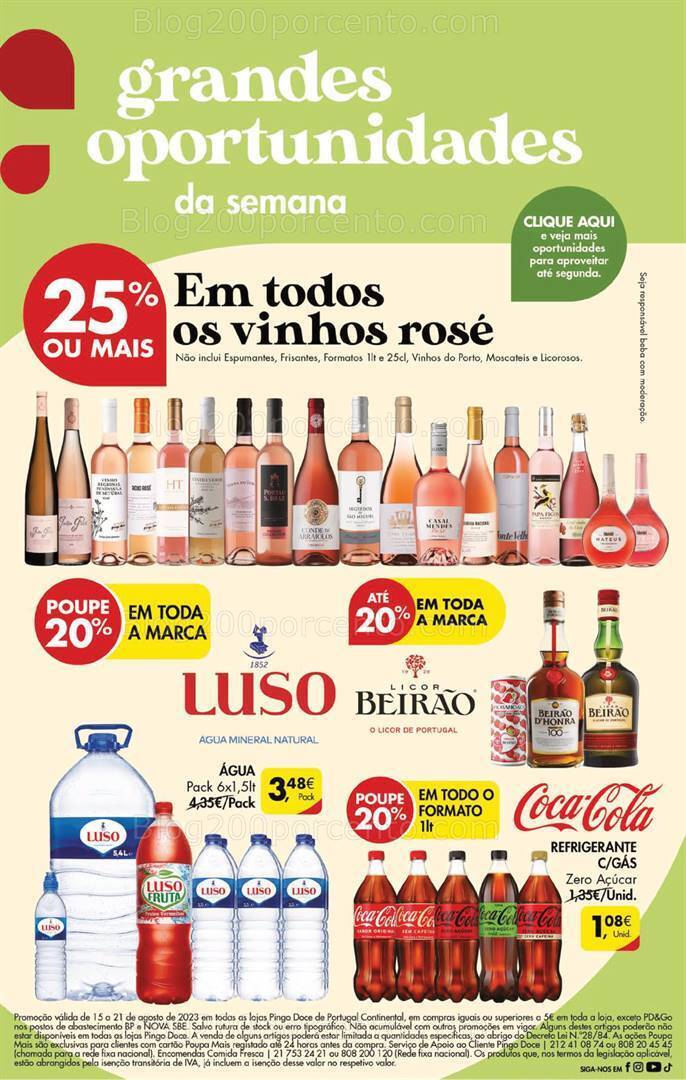 Antevisão Folheto PINGO DOCE Promoções Fim de Semana - 18 a 21 agosto