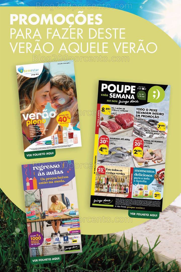 Antevisão Folheto PINGO DOCE Promoções de 23 a 25 agosto