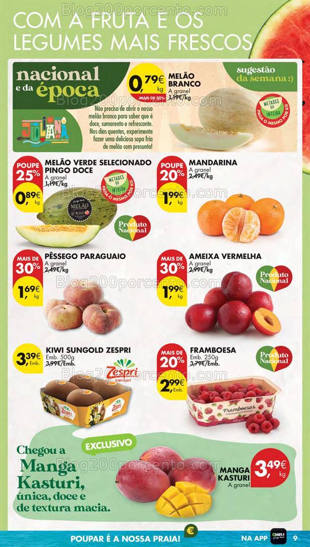 Antevisão Folheto PINGO DOCE Promoções de 20 a 26 agosto