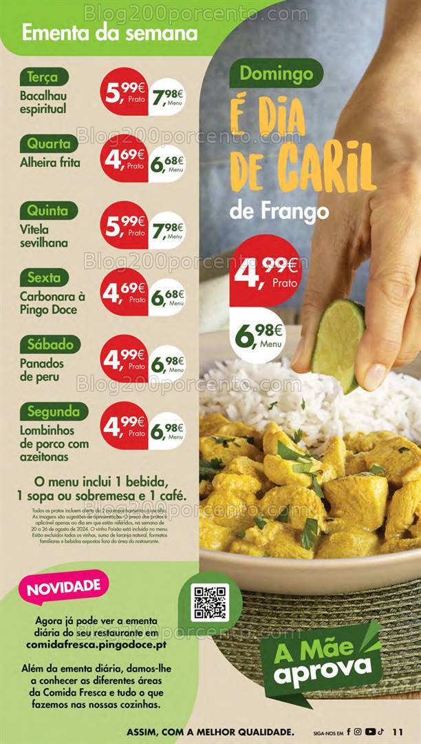 Antevisão Folheto PINGO DOCE Promoções de 20 a 26 agosto