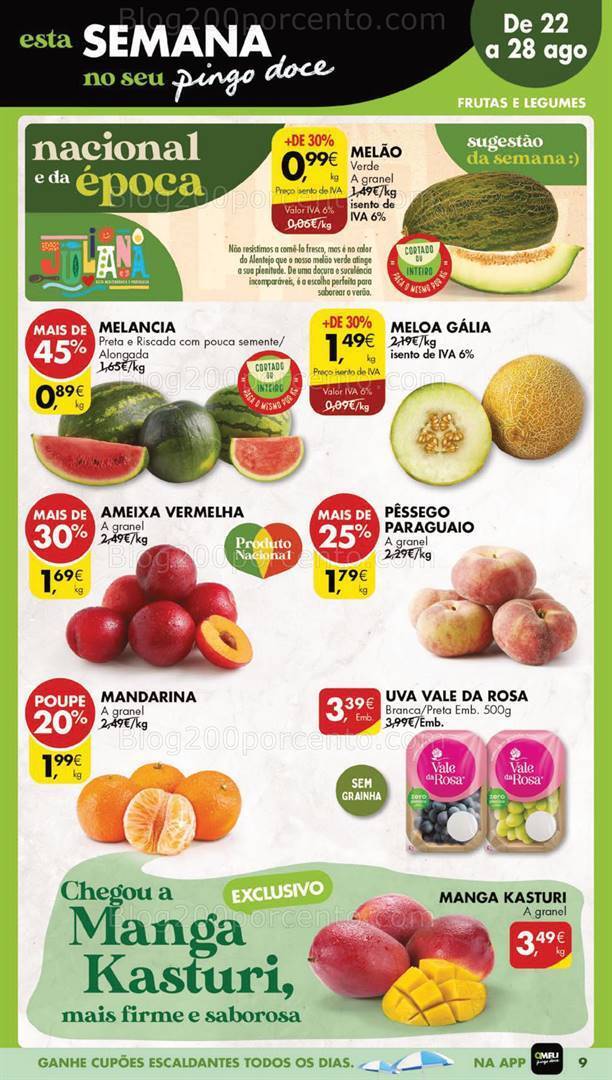 Antevisão Folheto PINGO DOCE Açores Promoções de 22 a 28 agosto