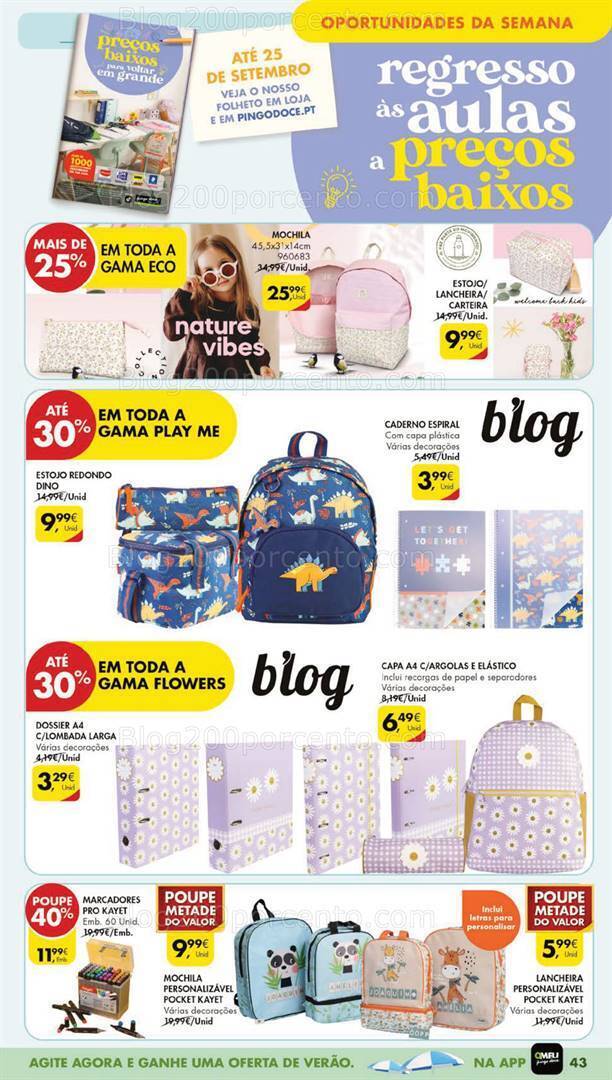 Antevisão Folheto PINGO DOCE Lojas Grandes Promoções de 22 a 28 agosto