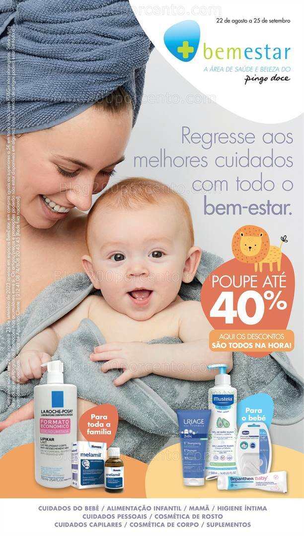 Antevisão Folheto PINGO DOCE Bemestar Promoções de 22 agosto a 25 setembro