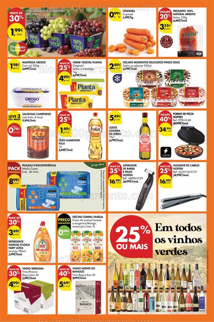 Antevisão Folheto PINGO DOCE Madeira Promoções Fim de Semana - 23 a 26 agosto