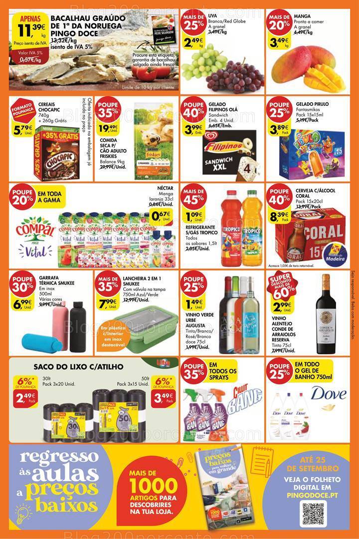 Antevisão Folheto PINGO DOCE Madeira Promoções Fim de Semana - 25 a 28 agosto