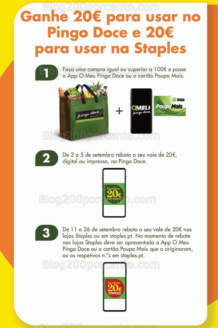 Antevisão Folheto PINGO DOCE Ganhe a Dobrar Fim de Semana - 30 agosto a 1 setembro