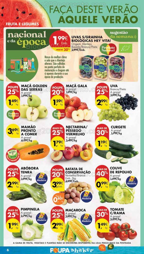 Antevisão Folheto PINGO DOCE Madeira Promoções de 27 agosto a 2 setembro