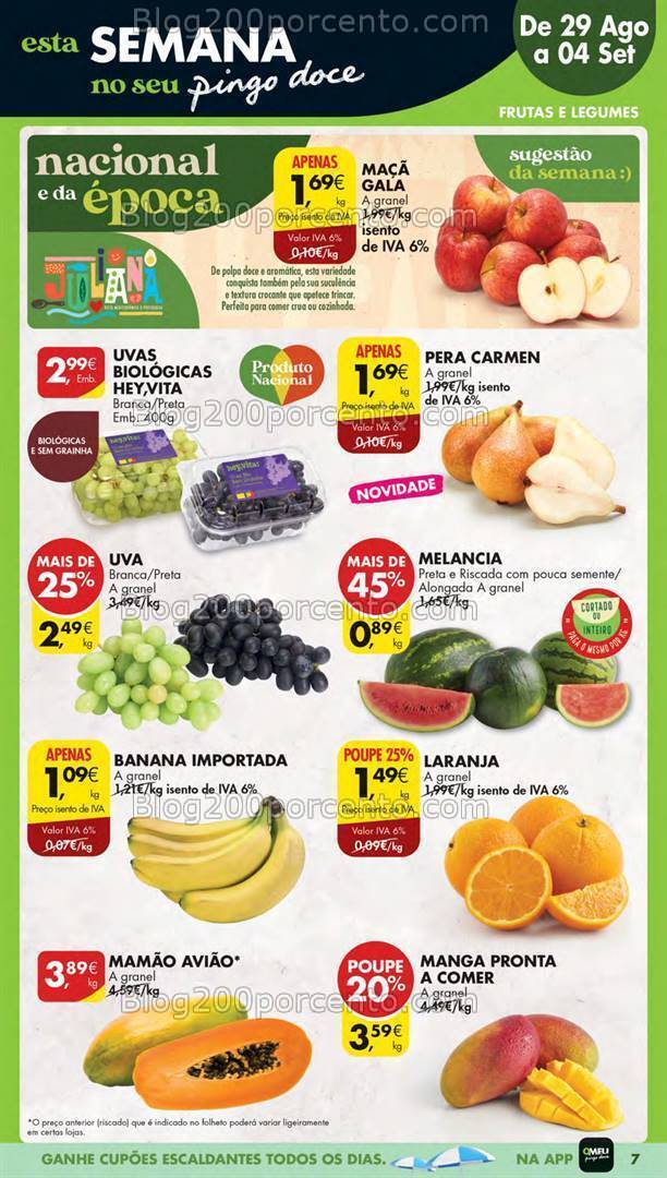 Antevisão Folheto PINGO DOCE Lojas Pequenas Promoções de 29 agosto a 4 setembro