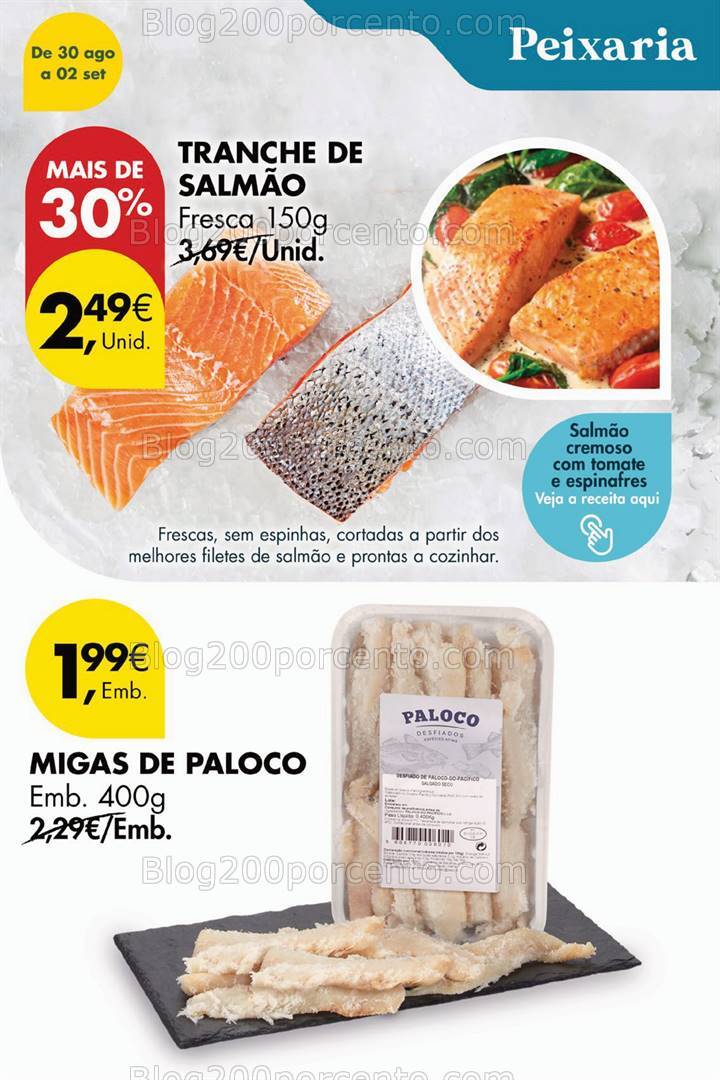 Antevisão Folheto PINGO DOCE Promoções Fim de Semana - 30 agosto a 2 setembro