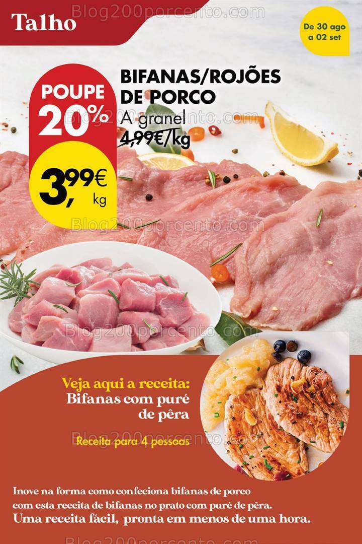 Antevisão Folheto PINGO DOCE Promoções Fim de Semana - 30 agosto a 2 setembro