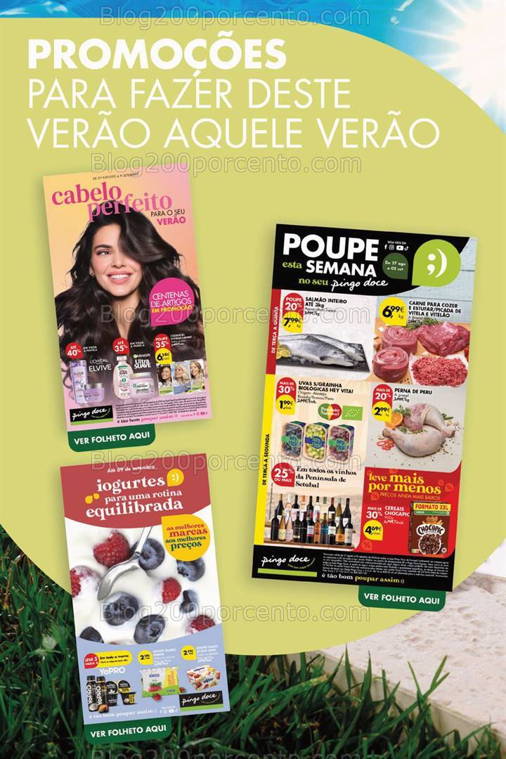 Antevisão Folheto PINGO DOCE Promoções Fim de Semana - 30 agosto a 2 setembro