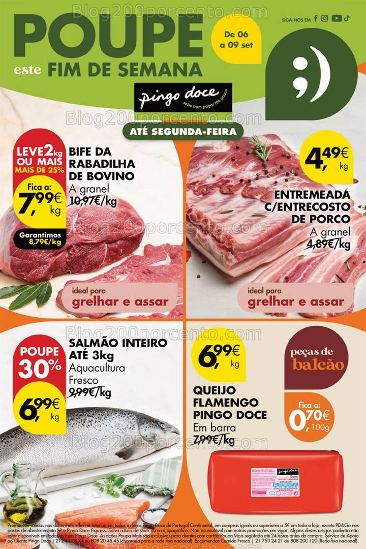 Antevisão Folheto PINGO DOCE Promoções Fim de Semana - 7 e 8 setembro