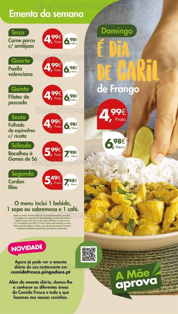 Antevisão Folheto PINGO DOCE Lojas Grandes Promoções de 3 a 9 setembro