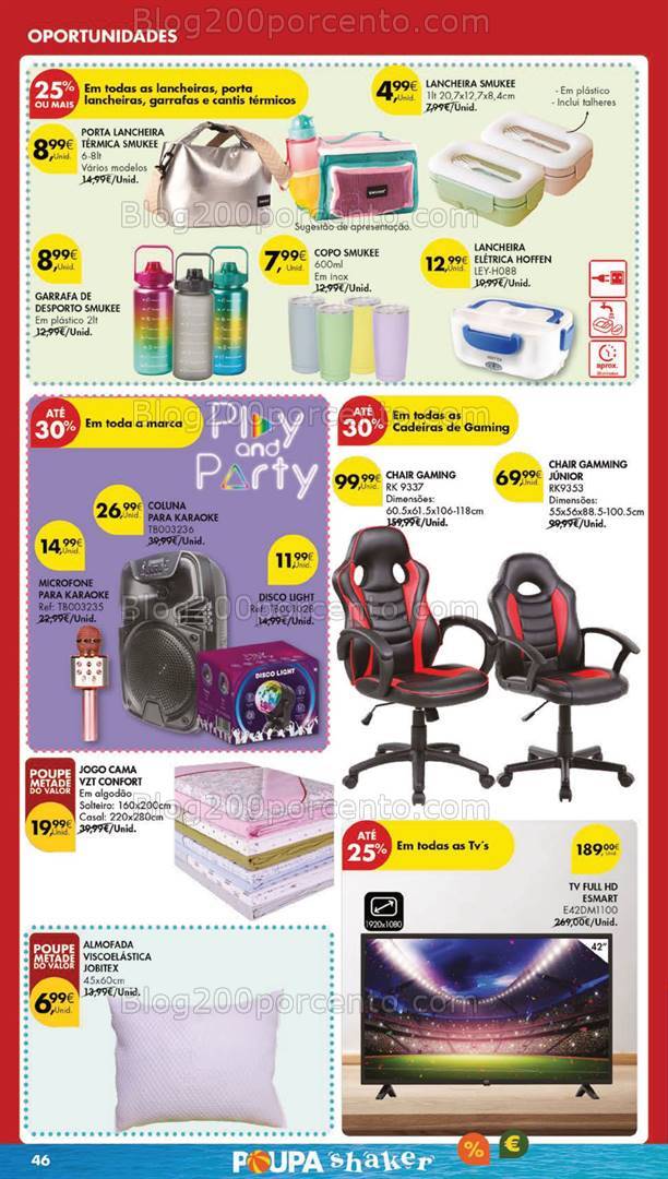 Antevisão Folheto PINGO DOCE Bazar Grandes Promoções de 3 a 9 setembro